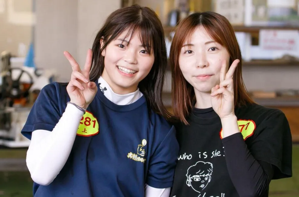 同期の井上未都と井上遥妃