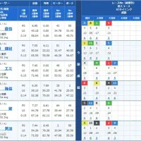 4日目12R予選の出走表