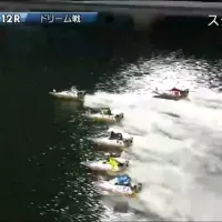 初日は6号艇から2着に食い込んだ松井繁