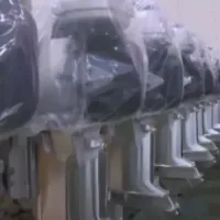 競艇場に運ばれたモーター