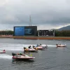 ボートレース若松の水面