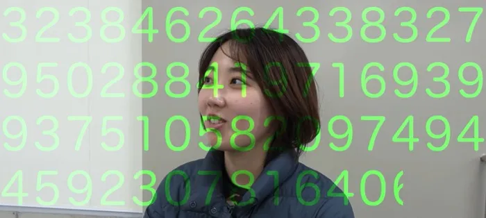 円周率を思い出して答える門田栞