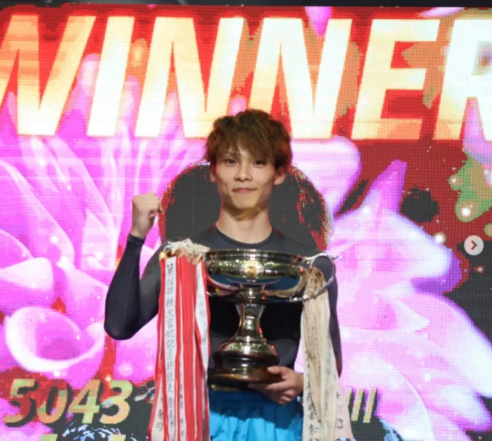 G2初優勝をした中村日向