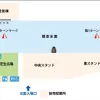 ボートレース福岡の案内マップ